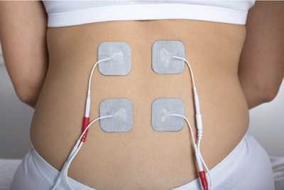 Heat muscle stimulation at Brummert Chiropractic